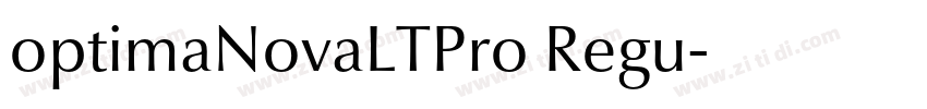 optimaNovaLTPro Regu字体转换